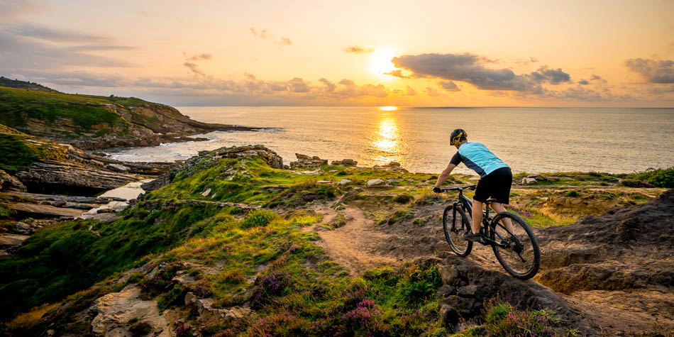 Mountain biking in the spanish north coast
