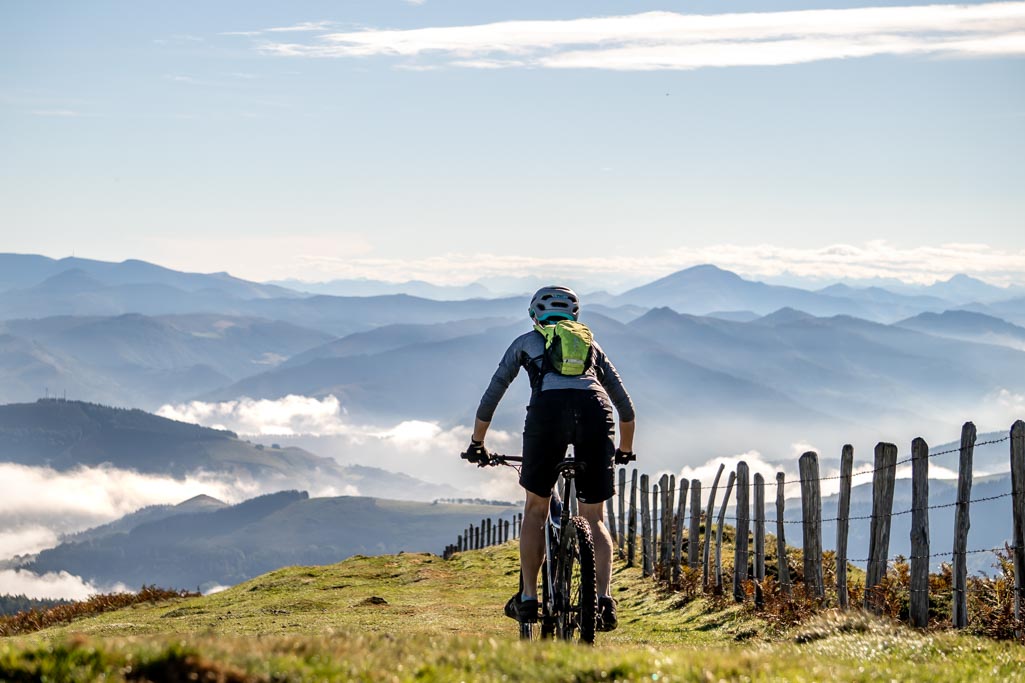 Overnight mountain bike traverse